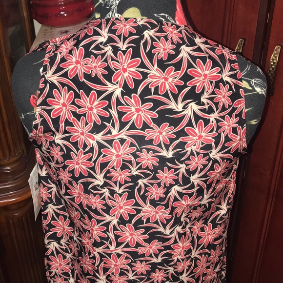 NWT Lularoe Joy long duster vest in floral print - Picture 6 of 8